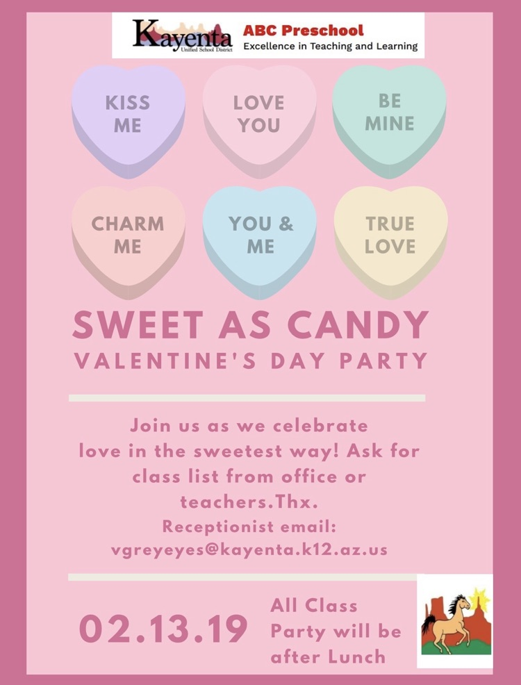 valentines class party flyer
