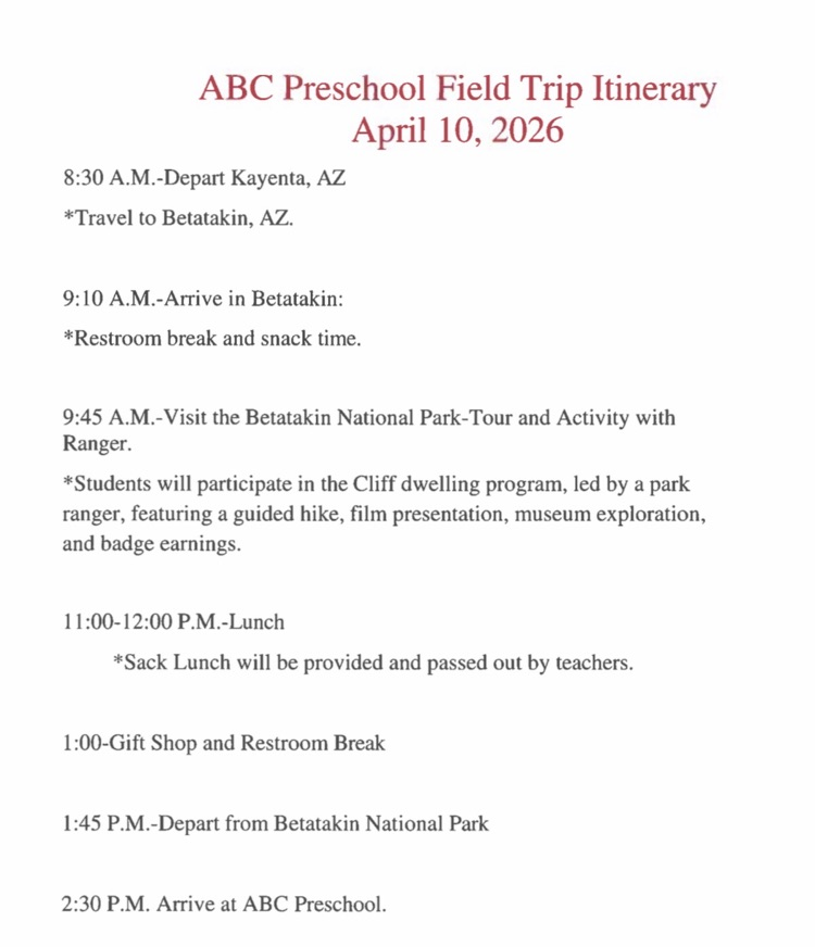 Navajo National Monument Itinerary