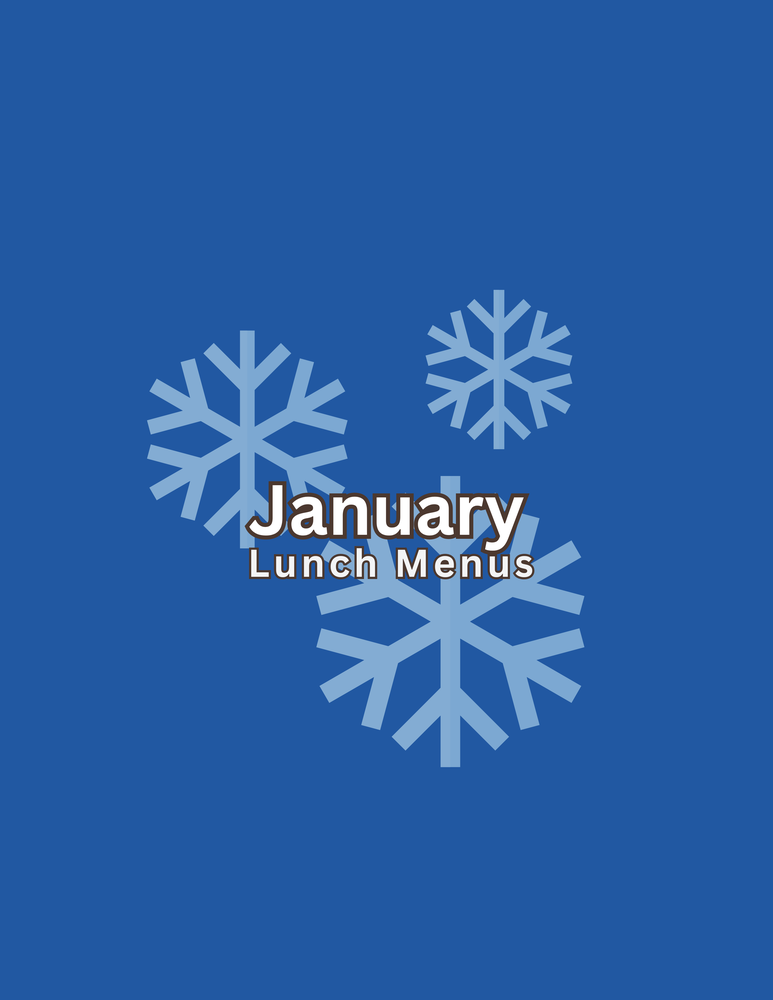 January Lunch Menus 