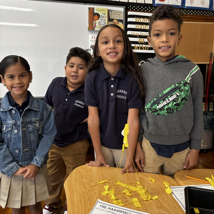 Building friendships one challenge at a time! 💕🤝 Mrs. O’Grady’s 1st graders are learning to work together, communicate, and start the year with kindness. 🌟 #Growingtogether