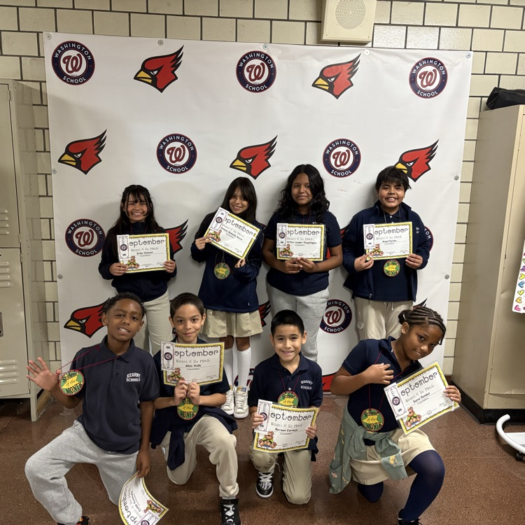 Washington School is proud to present our September Student of the Month recipients! We are so proud of you!