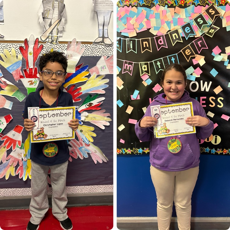 Washington School is proud to present our September Student of the Month recipients! We are so proud of you!
