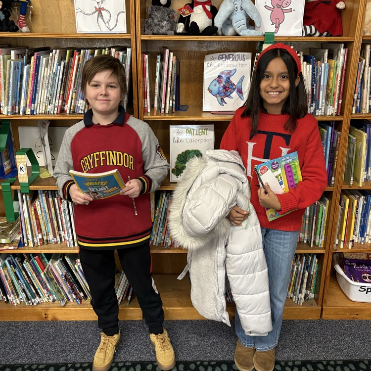 Garfield School congratulates the winners of our weekly Library Games. 📚😀🎭