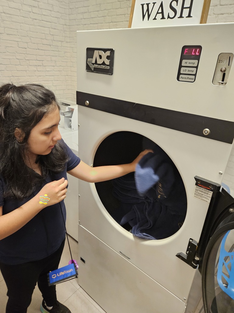 Loading a dryer