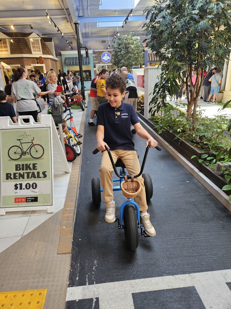 Riding around town
