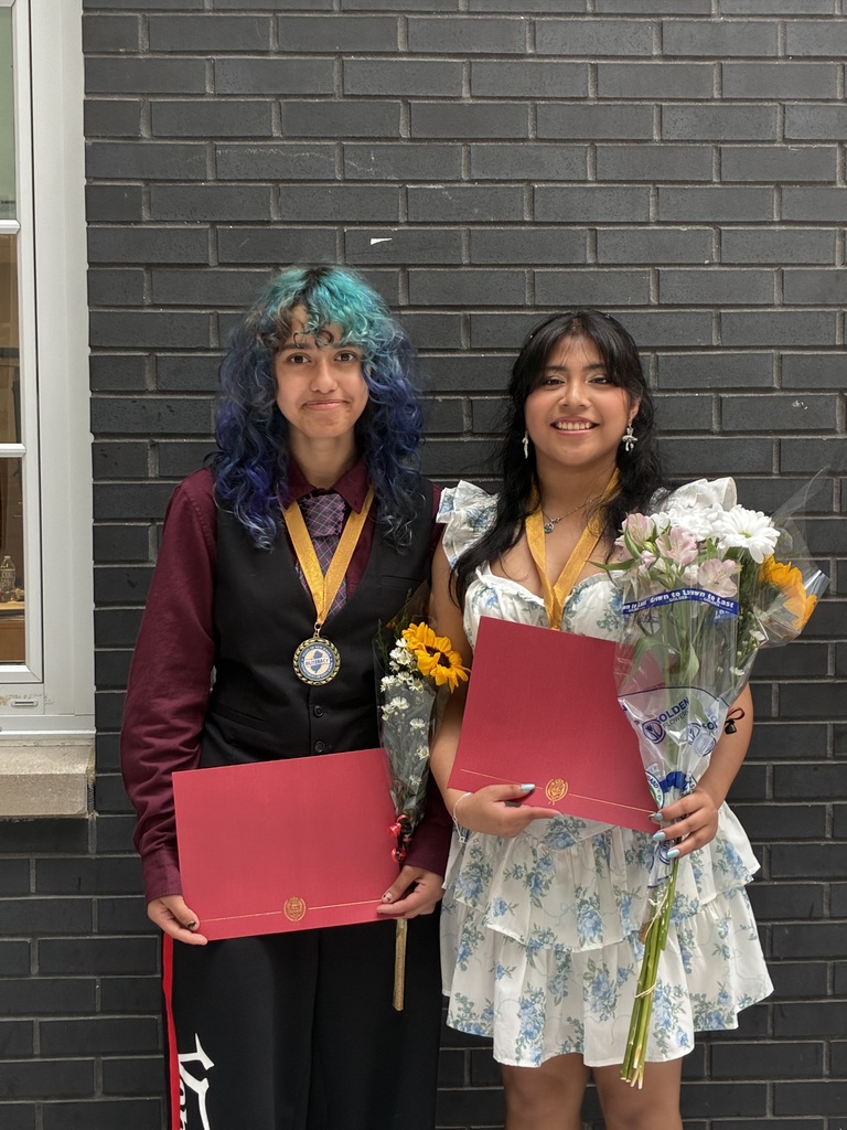 Girls with certificates