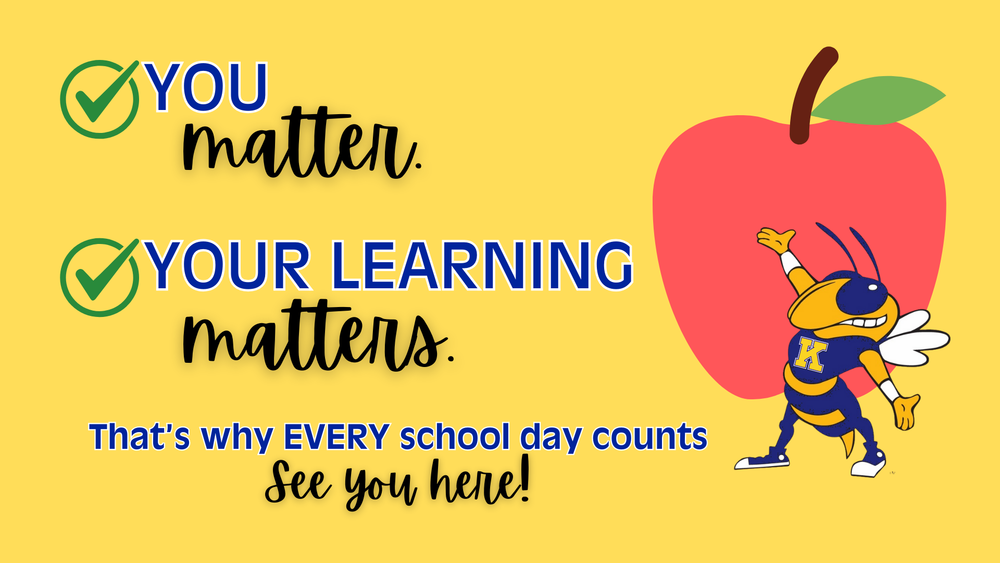 You Matter. Your Learning Matters. graphic