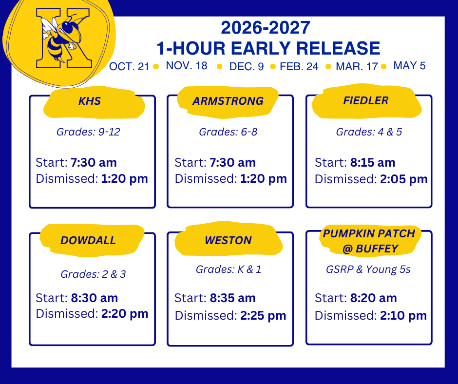 1-hour release day schedule