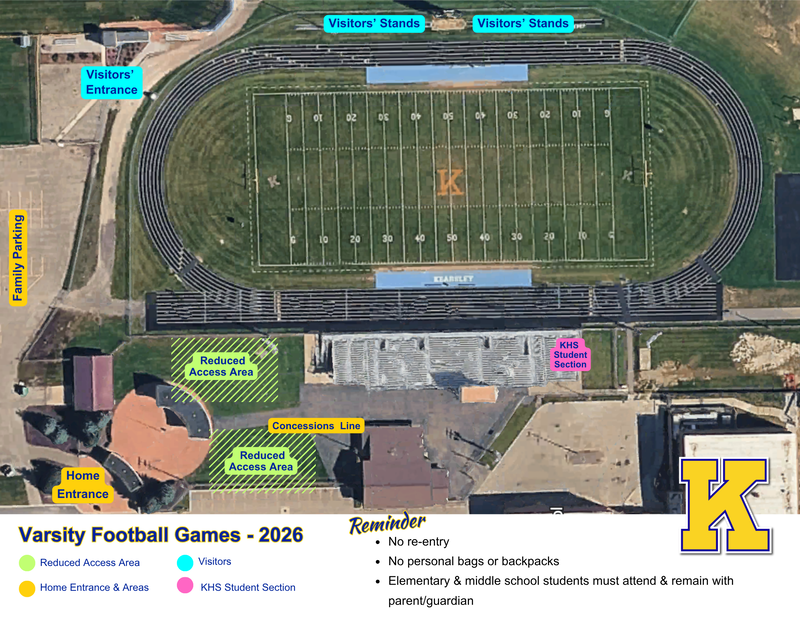 Varsity Football Stadium Map