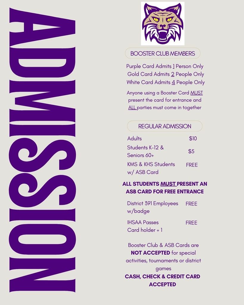 Admission prices
