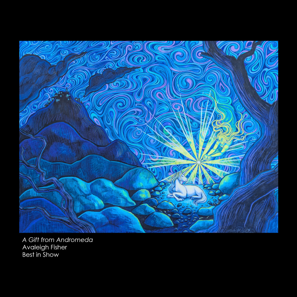 student artwork called a gift from andromeda best in show by avaleigh fisher