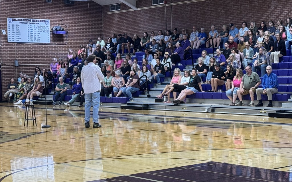 comedian and audience