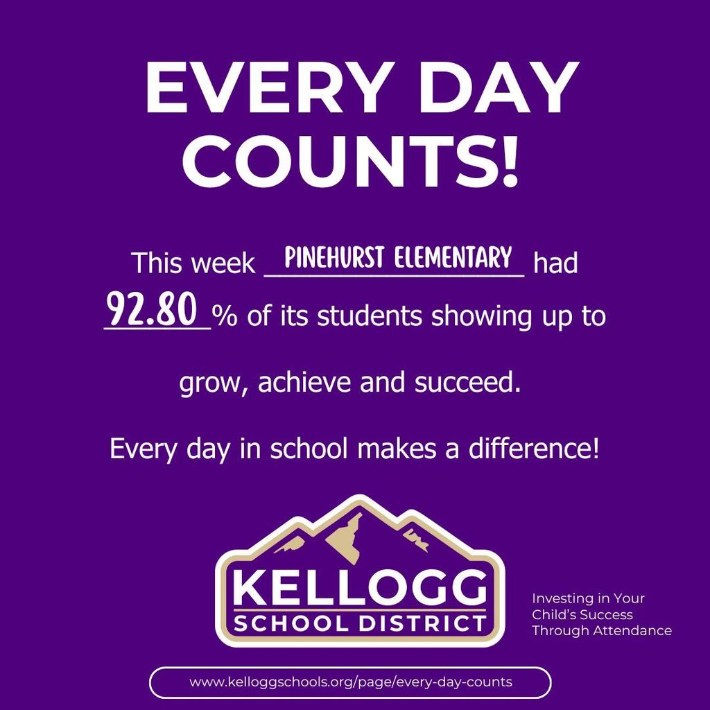 Our students are showing up, our staff is showing out, and the energy is all-in for learning! Let’s keep that streak going—because when you’re here, amazing things happen. 🙌 #EveryDayCounts