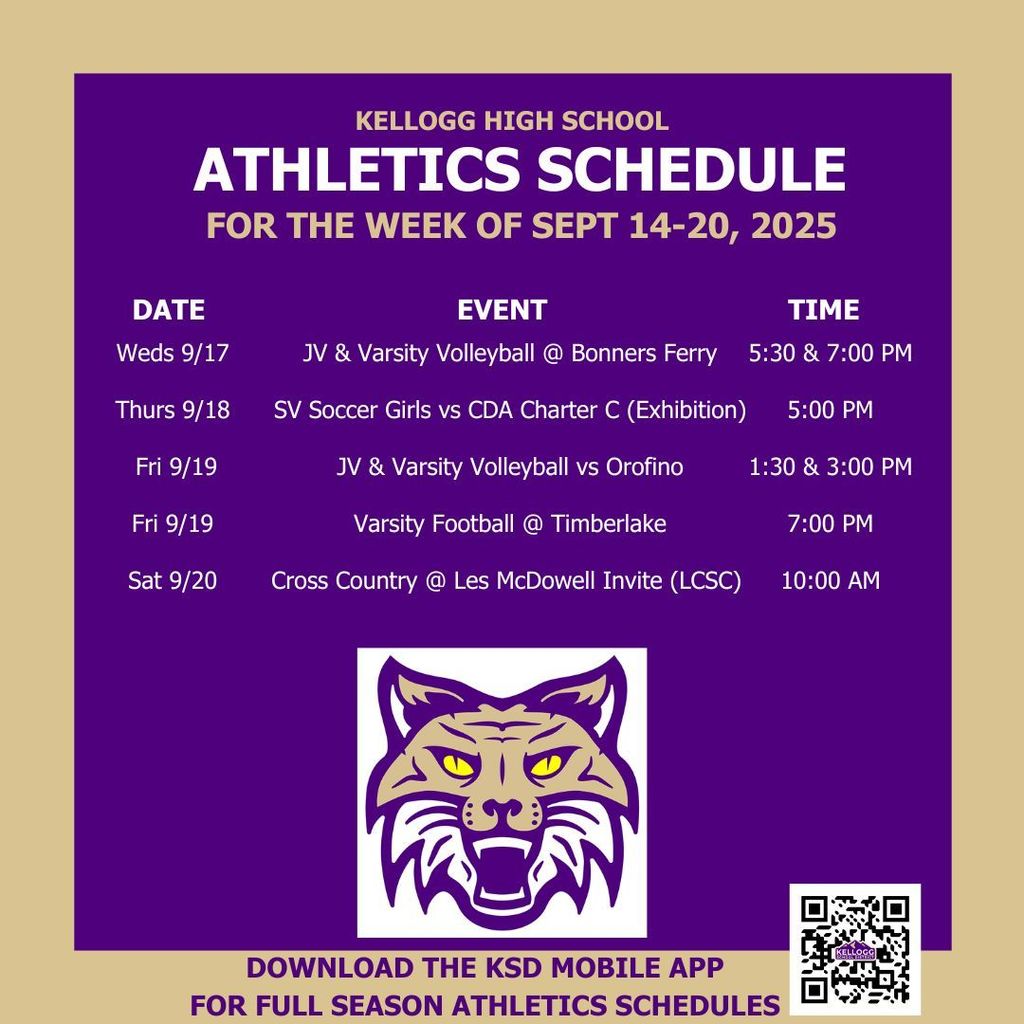 athletics schedule