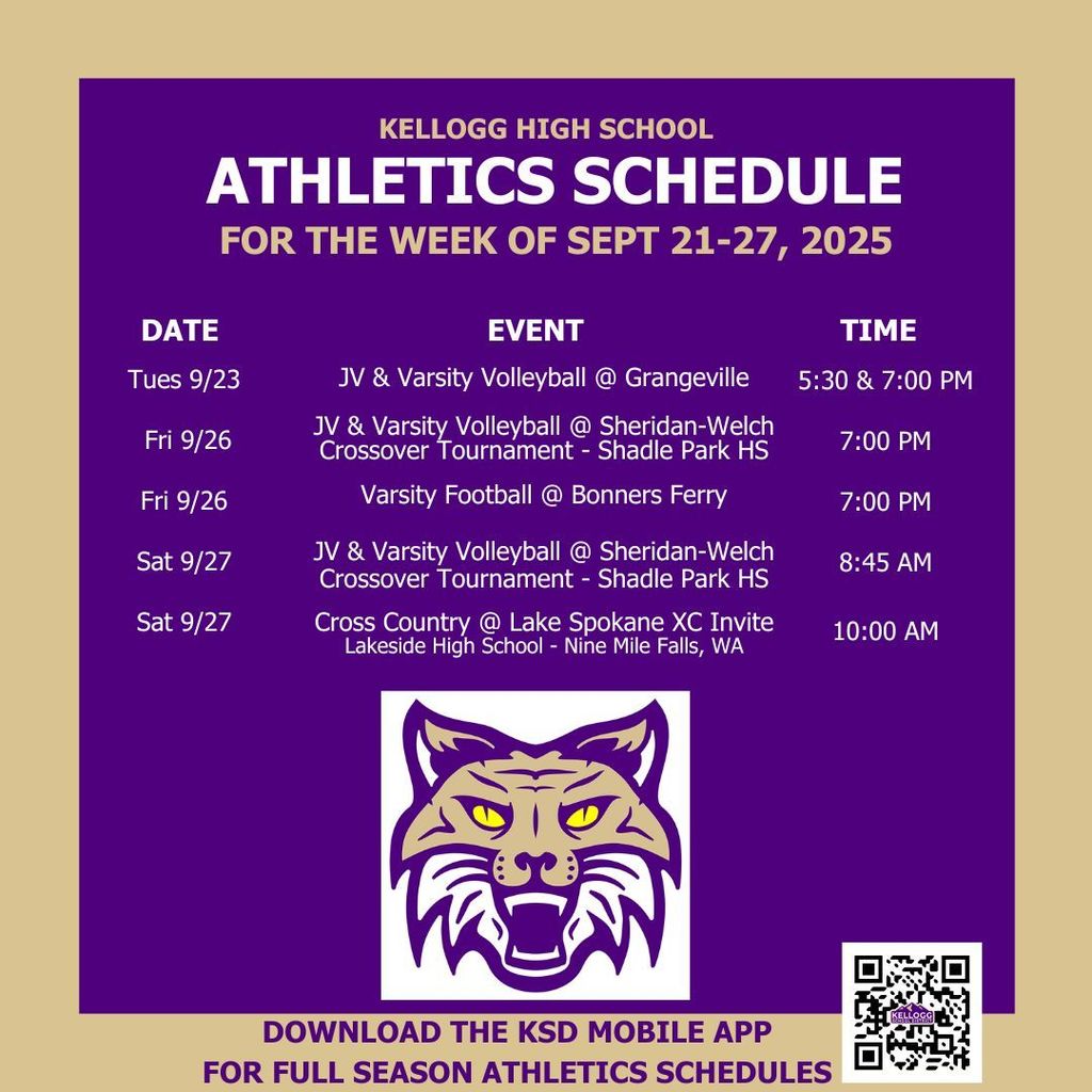 athletics schedule