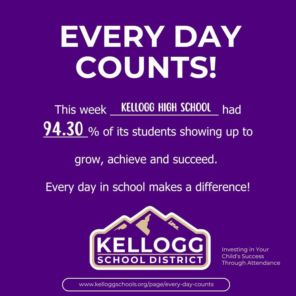 Great news—attendance is up across all 4 of our schools this week! 🎉 Every day in class makes a difference, and we’re so proud of our students for showing up and making it count. Let’s keep the momentum going! #everydaycounts