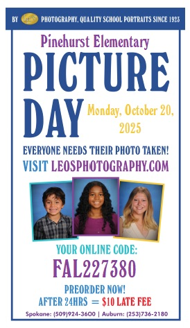 Picture Day Monday, October 20th