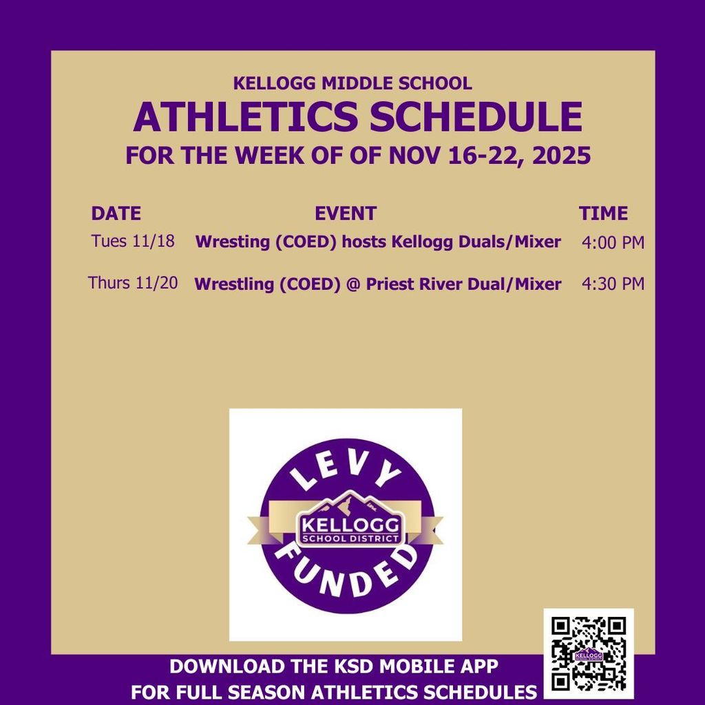 KMS Wrestling returns to the AA on Tuesday for a mixer and duals...GO WILDCATS!