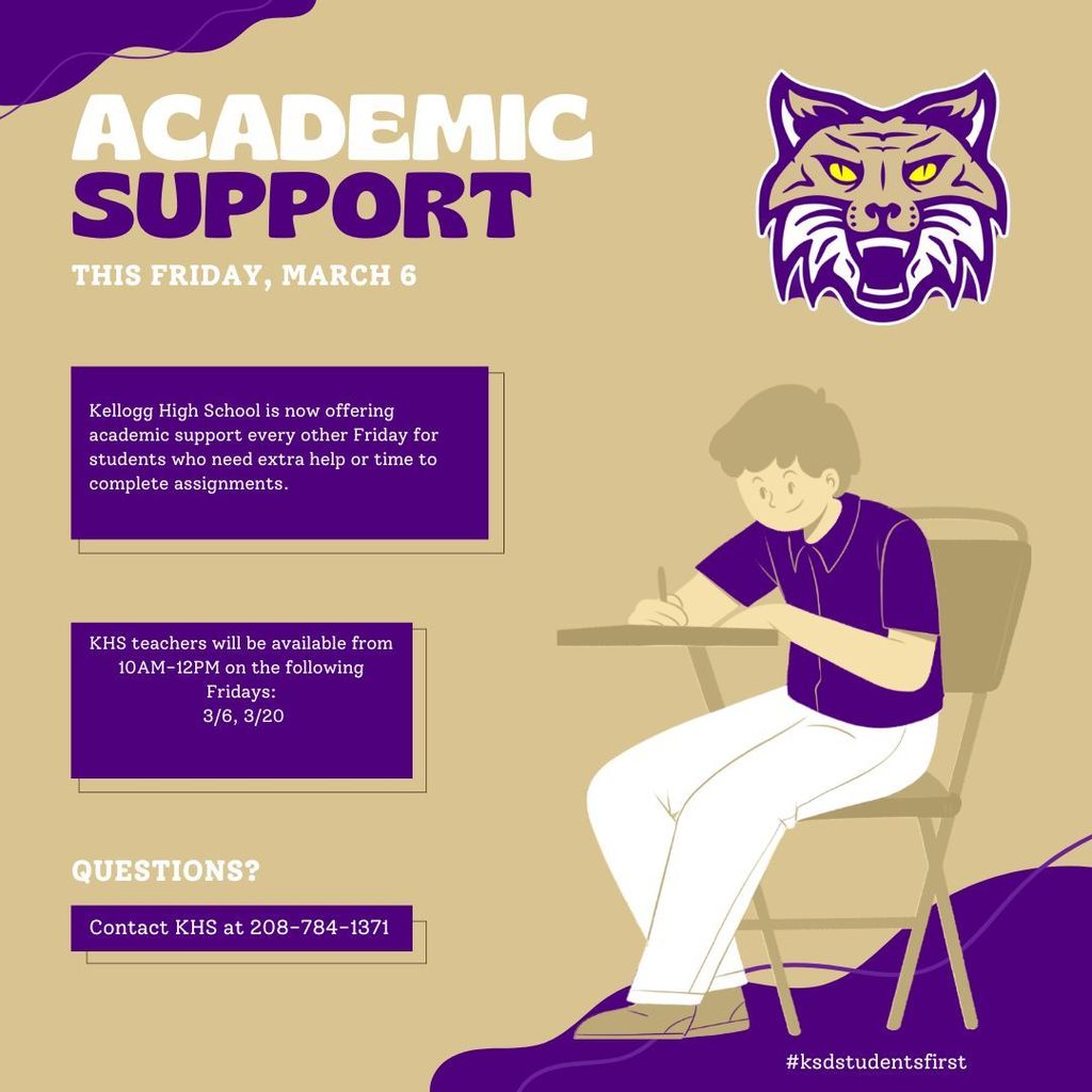 Reminder! KHS Academic Support this Friday!