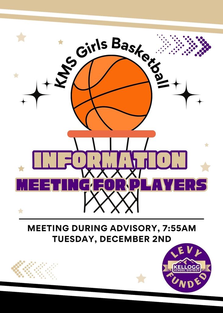 There will be a meeting for all 7th and 8th grade girls who are interested or plan to play basketball this year. The meeting will be Tuesday, December 2nd at 7:55 am during advisory.