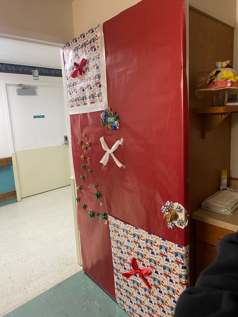 decorated door