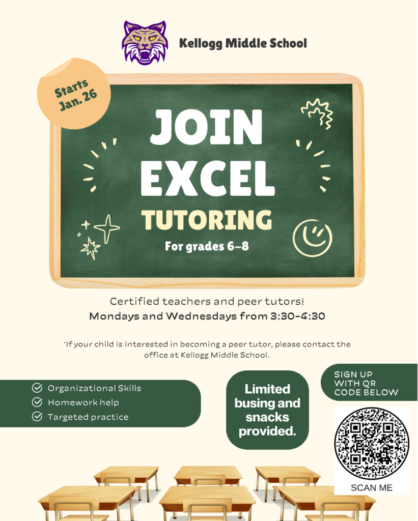 KMS After School Tutoring Begins January 26! 