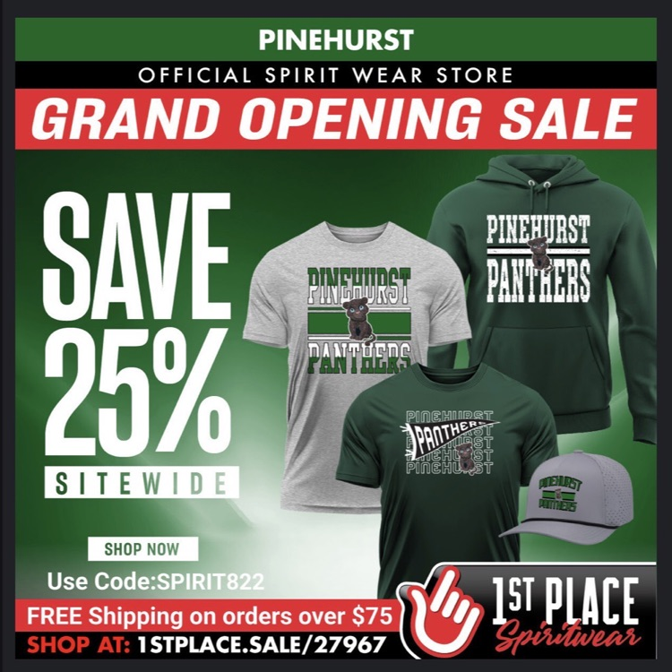 Pinehurst Panther Spirit Wear
