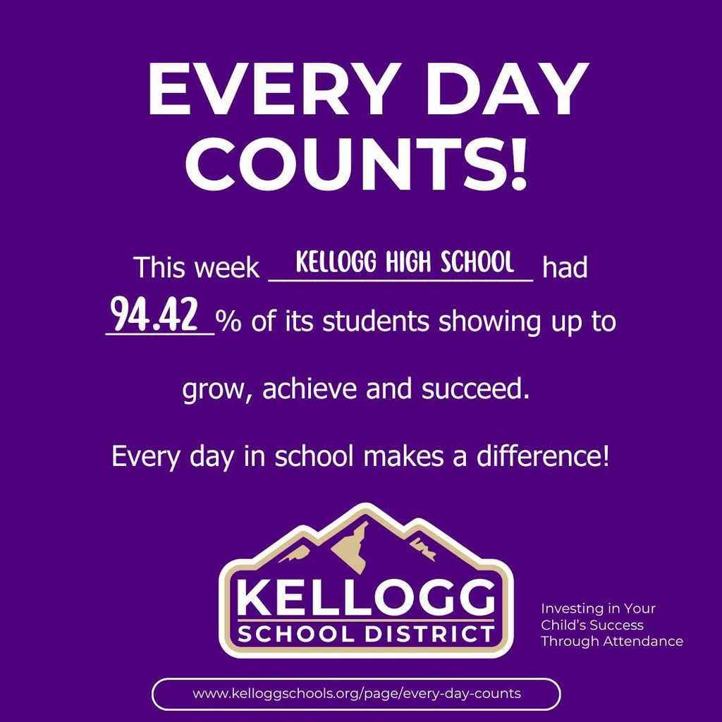 Every day in school matters. When students are present consistently, they build stronger learning habits, stay connected to their teachers and peers, and are better set up for academic success.  We know mornings can be busy and schedules can be full, but showing up—even on the hard days—adds up in powerful ways. Thank you to our students, families, and staff for continuing to make attendance a priority and helping our students stay on track. Let’s keep the momentum going! 💙📚