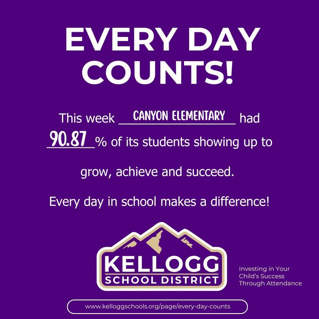 Every day in school matters. When students are present consistently, they build stronger learning habits, stay connected to their teachers and peers, and are better set up for academic success.  We know mornings can be busy and schedules can be full, but showing up—even on the hard days—adds up in powerful ways. Thank you to our students, families, and staff for continuing to make attendance a priority and helping our students stay on track. Let’s keep the momentum going! 💙📚