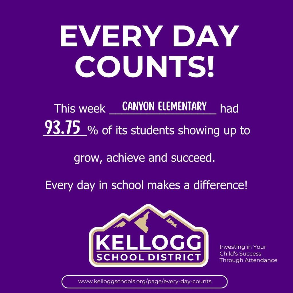 Our district-wide attendance numbers dipped a bit this week as several illnesses made their way through some of our schools. We’re wishing a quick recovery to the students, staff, and families who are under the weather — rest up and take care of yourselves. As we head toward the end of third quarter and spring break just a few weeks away, we look forward to welcoming everyone back healthy and ready to finish the quarter strong!