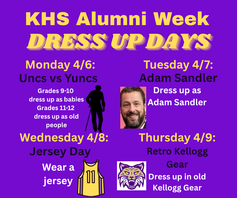 Alumni Week Dress Up Days