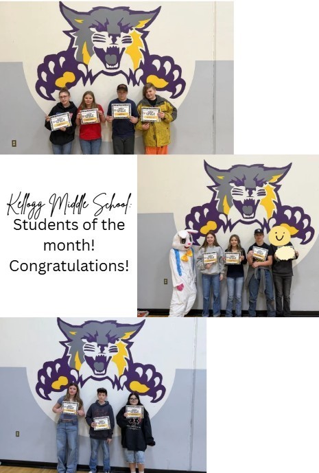 Students of the month March