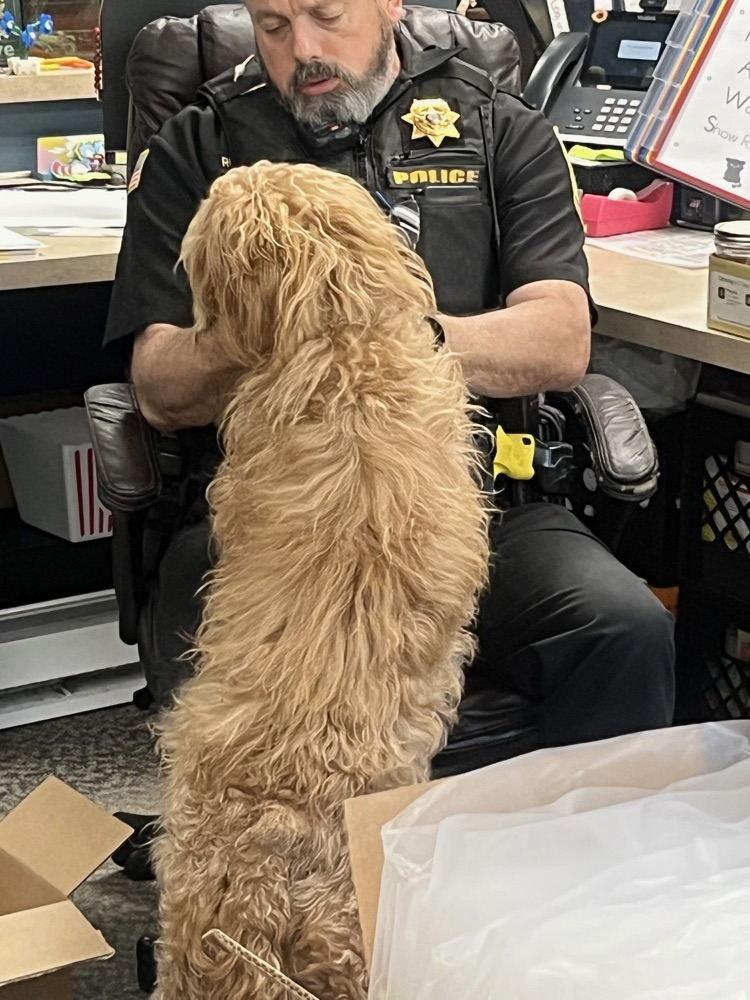 poppy and officer richter 