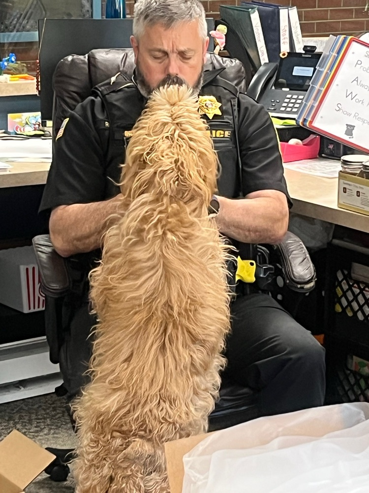 poppy and officer richter 