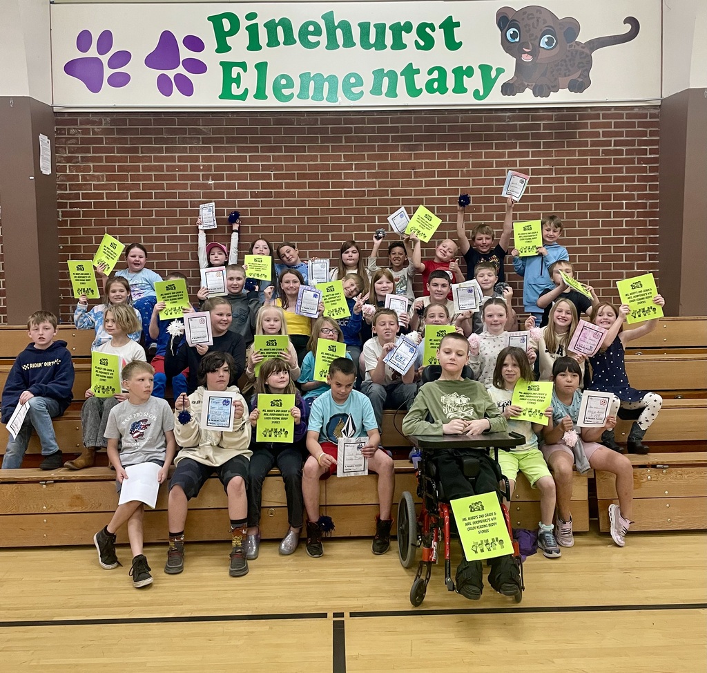 Mrs. Derbyshire's 4th-grade class and Mrs. Ward's 2nd-grade class wrapped up another incredibly successful year of Reading Buddies! Not only did they practice their reading skills, but they also wrote and "published" their very own stories in a book to take home. The second graders even made special cards and yarn warm-fuzzies for their mentors to say thank you.  Check out those proud faces holding their published books!
