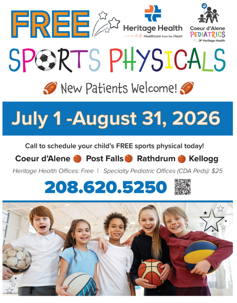Free sports physicals