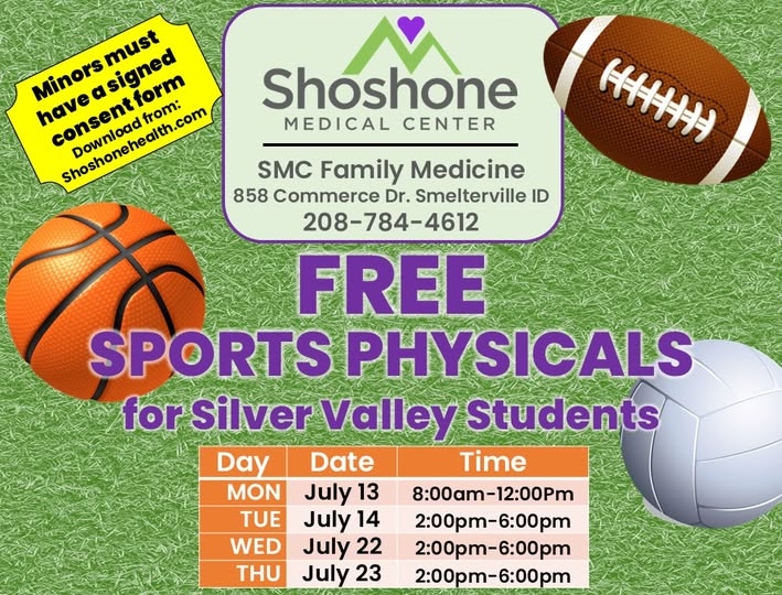free sports physicals