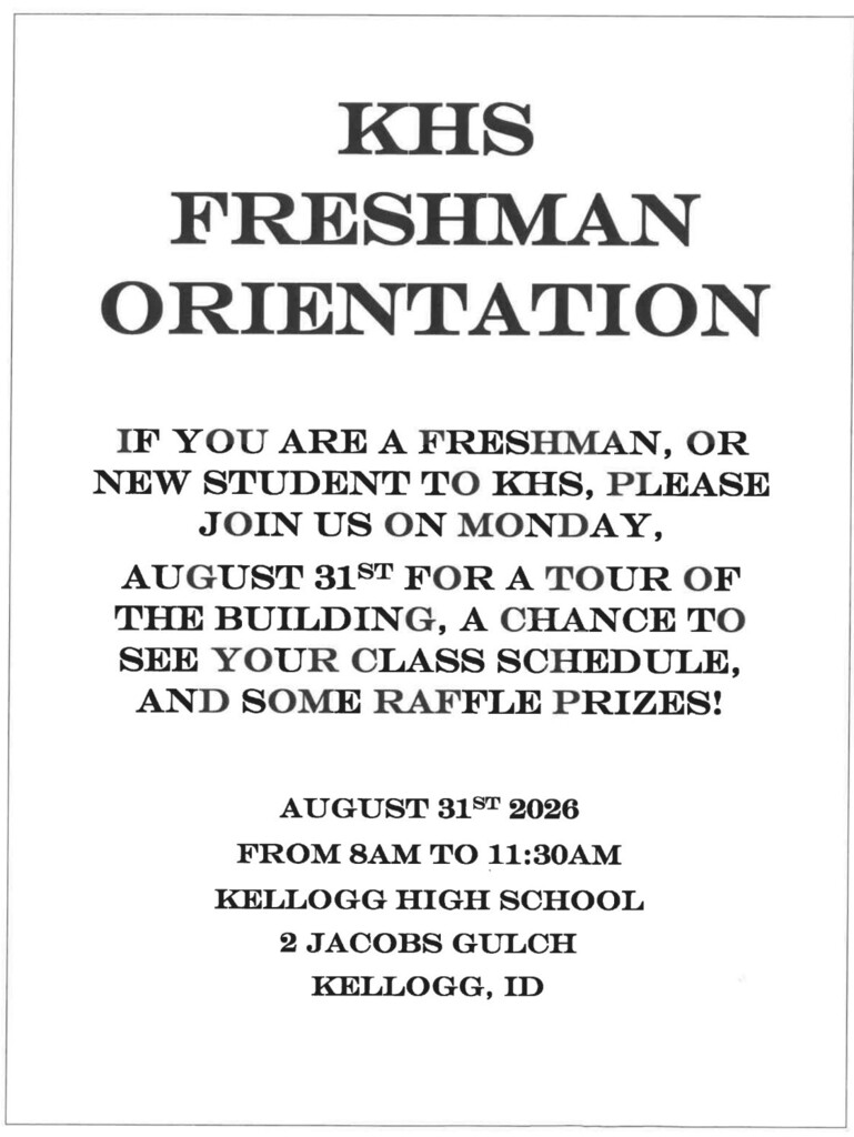 KHS FRESHMAN ORIENTATION