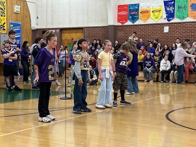 Students at assembly