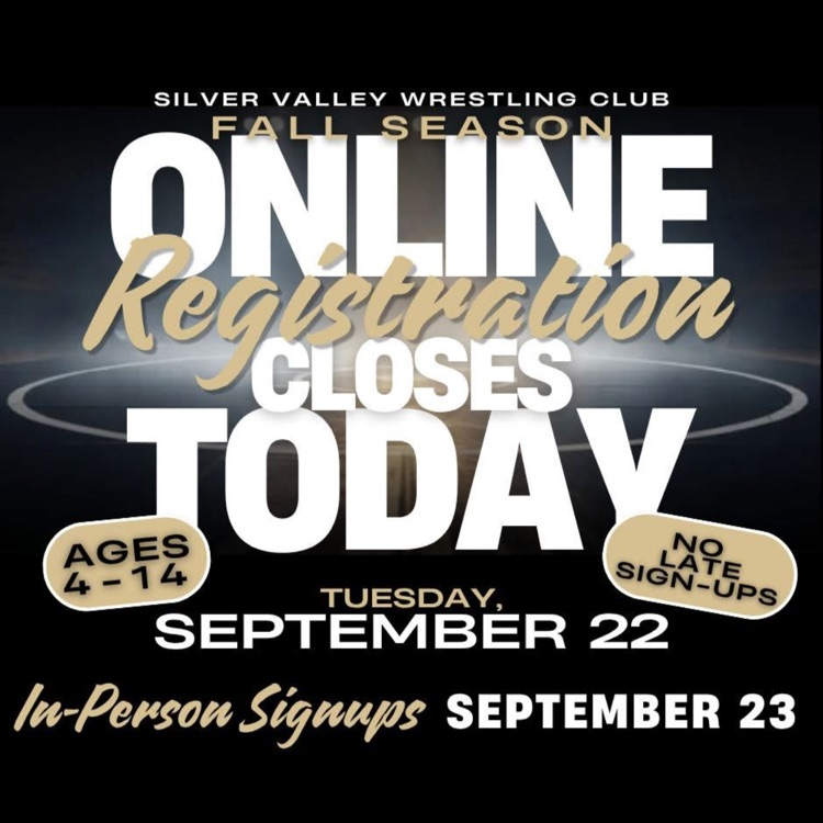 silver valley wrestling club sign ups
