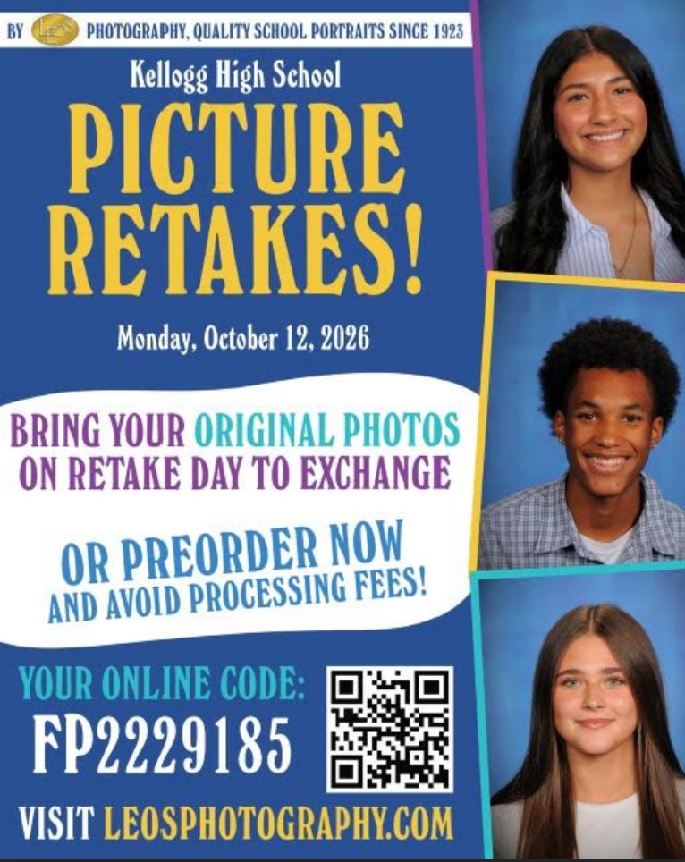 KHS Picture Retakes are Monday, October 12, 2026 Picture retakes are for students who did not get pictures taken already or if students want retakes, please bring original pictures on the 12th.  