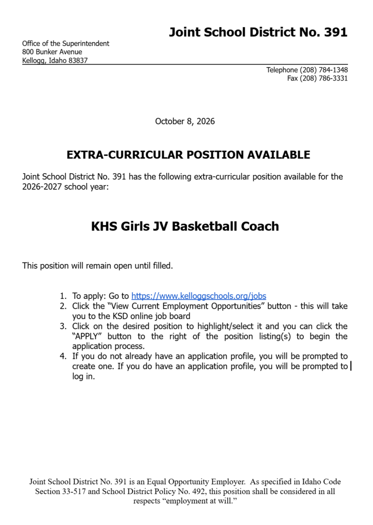 khs girls jv basketball coach
