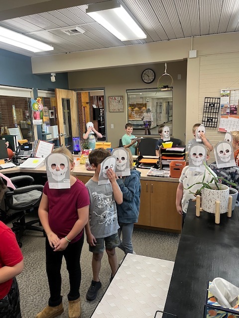 Ms. Ward's class spooky parade