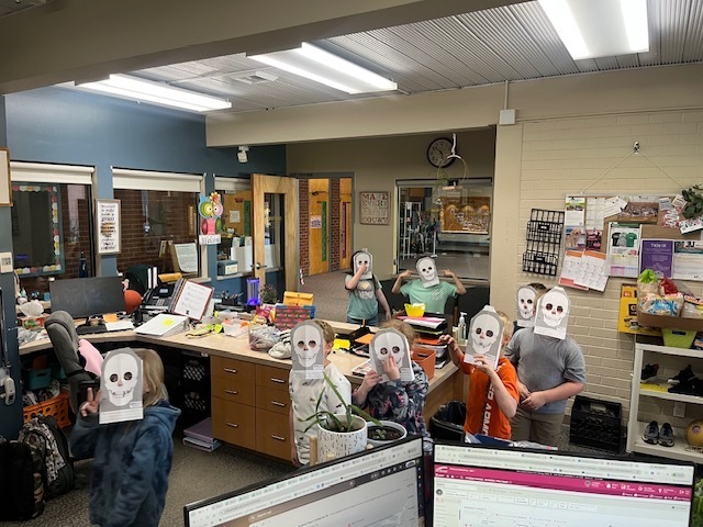 Ms. Ward's class spooky parade