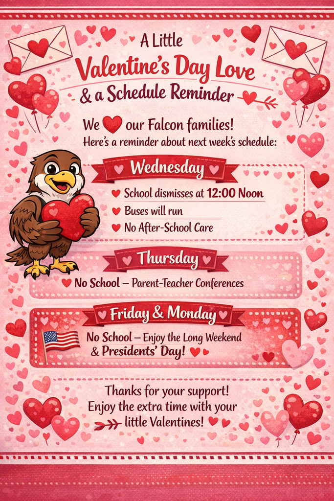 💌 A Little Valentine’s Day Love & a Schedule Reminder 💌