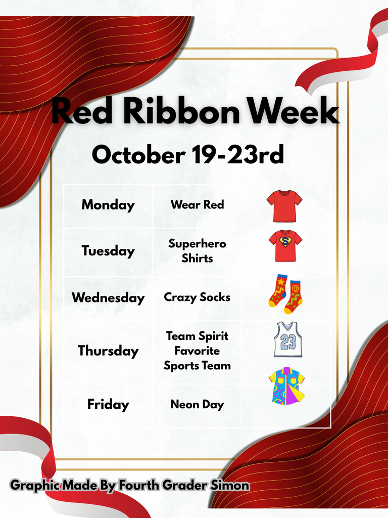 Red Ribbon Week Schedule