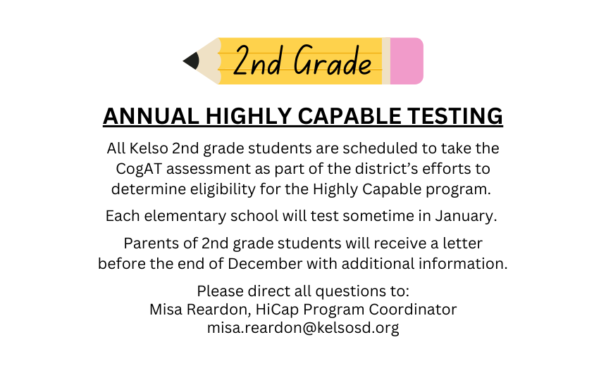 2nd Grade Hi-Cap Testing
