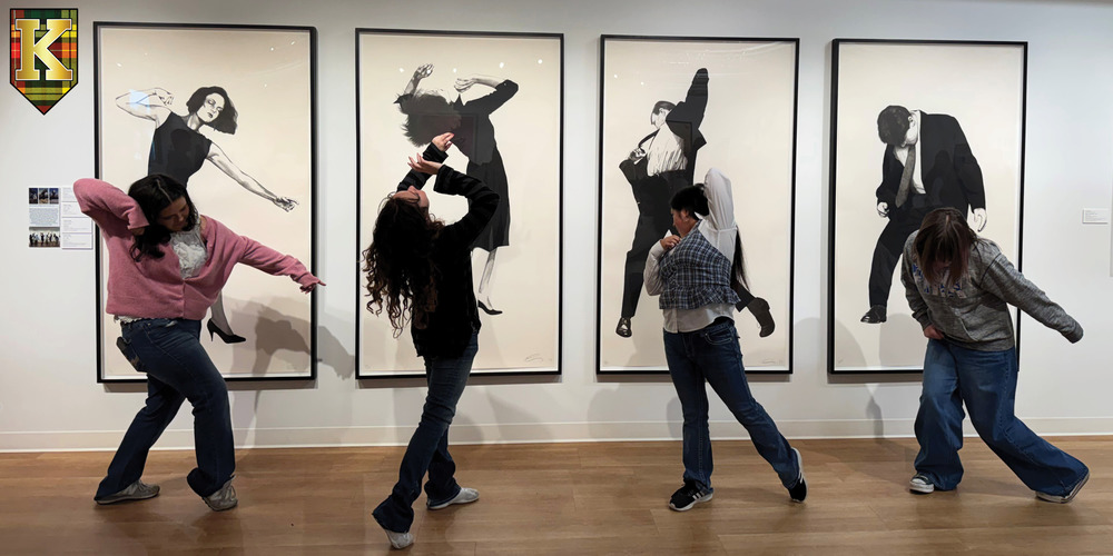 students with art