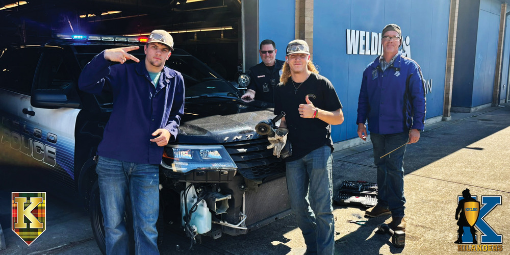 students with KPD car