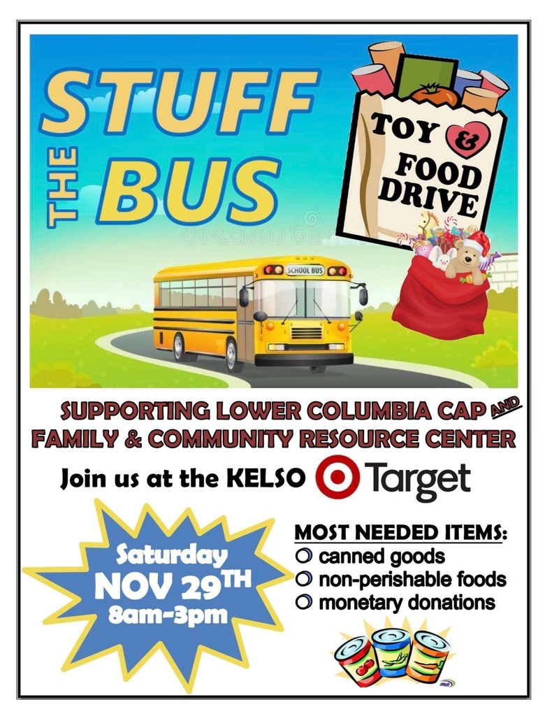 Stuff The Bus- Toy and Food Drive